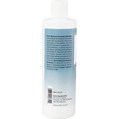 Champú de peróxido de benzoilo para perros y gatos, 2 unidades