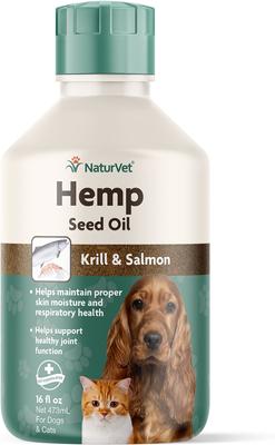 Hemp Liquid Supplement for Cats & Dogs, 32-fl oz bottle