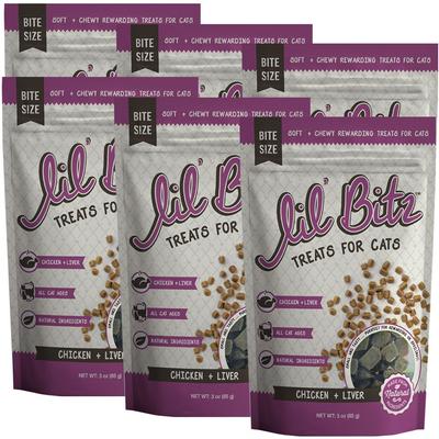 Salmon & Liver Cat Treats, 3-oz bag, bundle of 2