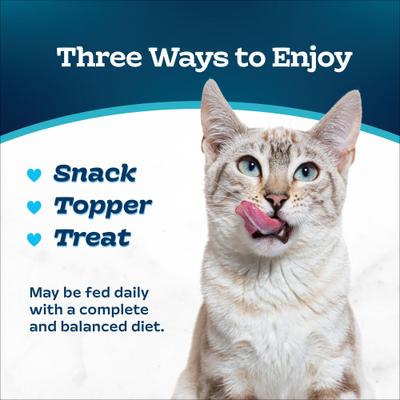 Tastefuls Adult Natural Purees Salmon Wet Cat Food, 3-oz pouch, case of 12