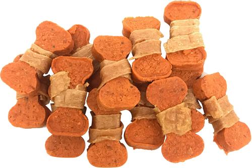Chicken & Sweet 'Tater Bone Wraps Dog Treats, 5-oz bag