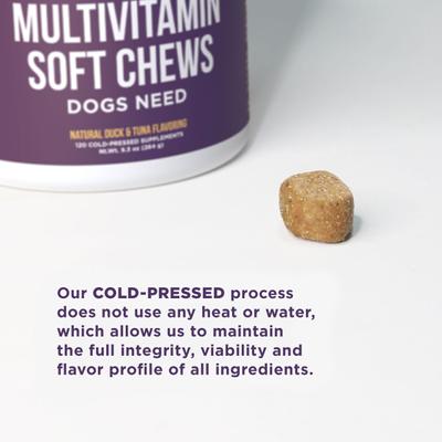 The Only Multivitamin Soft Chews Dogs Need, 120 count