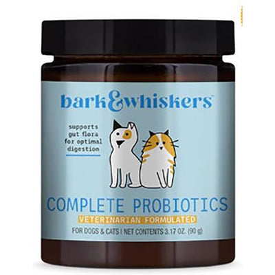 Complete Probiotics Supplement, Perros y Gatos. 90 g. - Bark & Whiskers