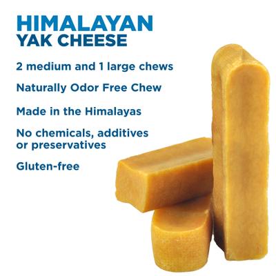 Himalayan Golden Yak Cheese Chews Mixed Pack Dog Treats