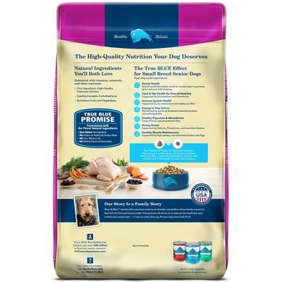 Alimento seco para perros mayores de razas pequeñas con receta de pollo y arroz integral Life Protection Formula, bolsa de 5 lb