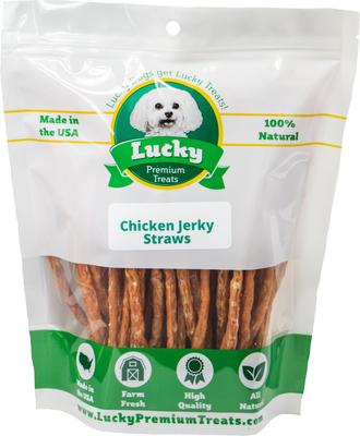 Chicken Jerky Straws Dog Treats, 7-oz jar