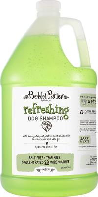 Champú refrescante botánico para perros, botella de 128 onzas líquidas