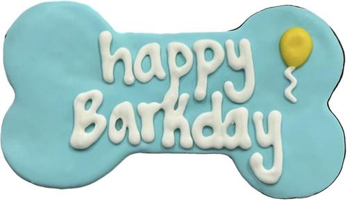 Happy Barkday Boy Bone Dog Treats