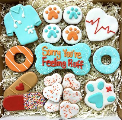 Get Well Gift Box Dog Treats