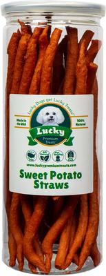 Sweet Potato Straws Dehydrated Dog Treats, 13-oz bag