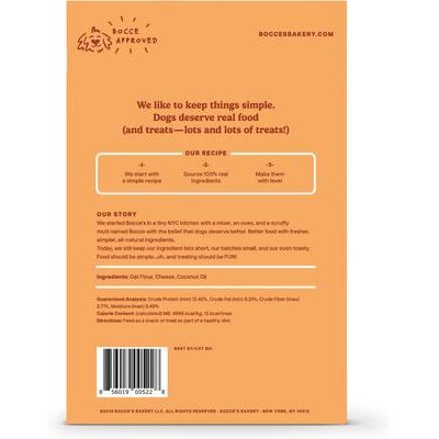 Golosinas para perros horneadas con queso sin trigo, caja de 14 oz