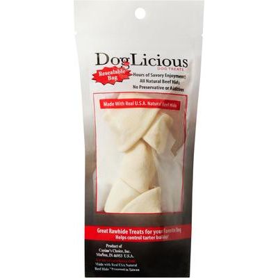 Golosina de hueso para perros DogLicious de 4-5"