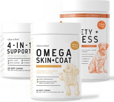 Taster Trio Essential Supplements for Dogs, 180 count