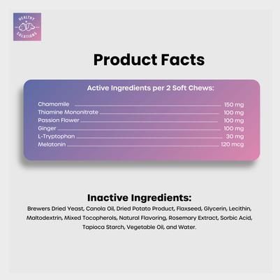 Calming Supplement Dog Chews, 60 count