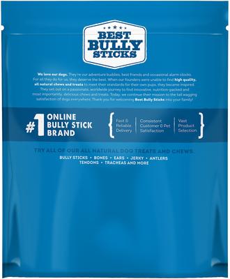 6" Braided Pork Pizzle Dog Treat, 10 count