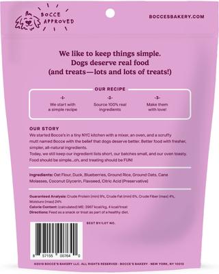 Bocados de entrenamiento para perros Quack Quack Quack Duck & Blueberry, bolsa de 6 oz