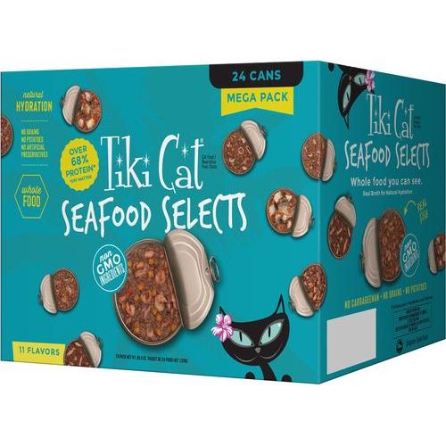 Seafood Selects Variety Pack Grain-Free Wet Cat Food, 2.8-oz, case of 36