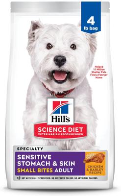 Adult Sensitive Stomach & Sensitive Skin Small Bites Dry Dog Food, Chicken Recipe, 15-lb bag