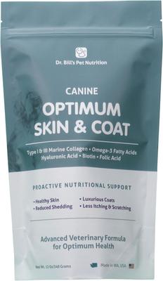 Canine Optimum Skin & Coat Dog Supplement Powder, 680-gm pouch