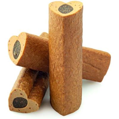 Golosinas masticables para perros Love Bone con sabor a pollo, 6 unidades