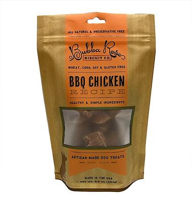 Golosinas de pollo a la barbacoa para perros, bolsa de 6.5 oz