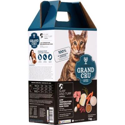 Comida deshidratada para gatos Grand Cru Surf & Turf, bolsa de 6.61 lb