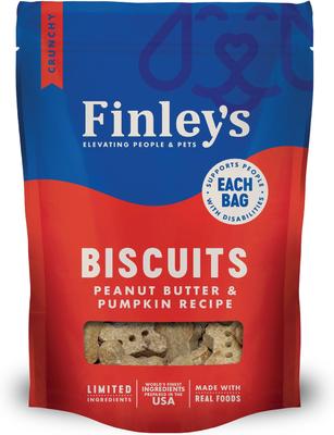 Wheat-Free Blueberry & Coconut Crunchy Biscuit Dog Treats, 12-oz bag