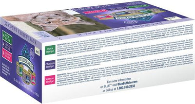 Wilderness Pate Variety Pack Duck, Chicken & Salmon Grain-Free Cat Canned Food, 3-oz, case of 12