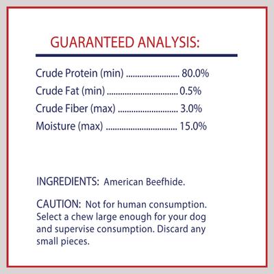 Beefhide 6-inch Braided Sticks Natural Flavored Natural Dog Hard Chews, 14 count