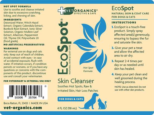 EcoSpot Hot Spot Dog & Cat Spray, 4-fl oz bottle