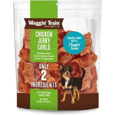 Golosinas para perros Chicken Jerky Curls, bolsa de 16 oz