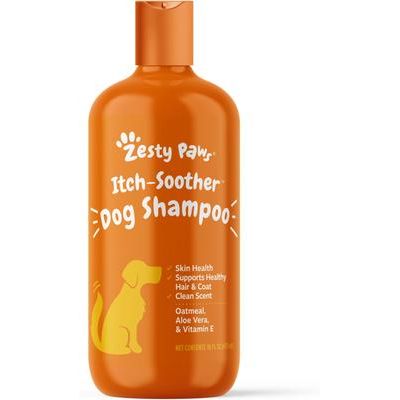Champú para perros Itch Soother con avena y aloe vera, para humectar la piel y dar brillo al pelaje, botella de 16 onzas líquidas, paquete de 2