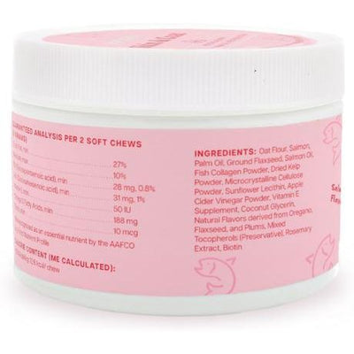 Suplemento masticable suave para piel y pelaje de perros, 60 unidades