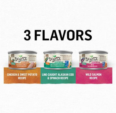 Grain-Free Pate 3 Flavors Variety Pack Canned Cat Food, 3-oz, case of 6