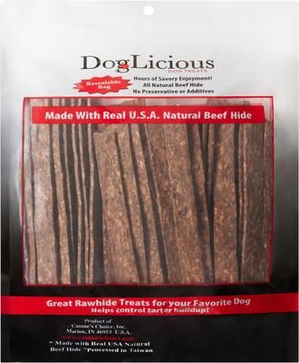 Golosinas masticables planas para perros DogLicious Munchy, 50 unidades