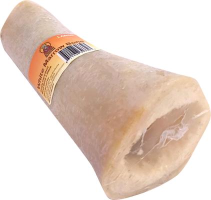 White Beef Bone Dog Treats, 6-in