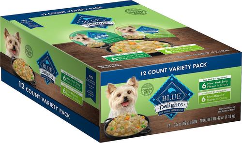 Divine Delights Prime Rib Flavor Hearty Gravy Dog Food Trays, 3.5-oz tray, bundle of 24