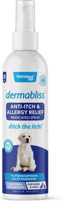 Dermabliss Anti-Itch & Allergy Relief Hydrocortisone Fragrance-Free Dog & Cat Skin Spray, 4-fl oz bottle