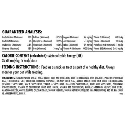 Bundle: Milk-Bone Mini's Flavor Snacks Beef, Chicken & Bacon Flavored Biscuit Treats, 36-oz tub + Beef, Chicken & Bacon Flavored Biscuit Dog Treats, 35-oz, case of 2