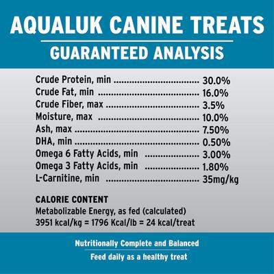 Grain-Free Aqualuk Cold Water Formula Dog Treats, 7-oz bag