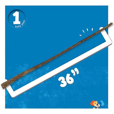 Palitos de carne de res natural sin olor de 36", 1 unidad