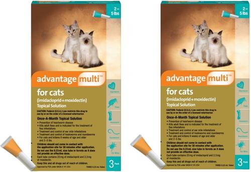 Topical Solution for Cats & Ferrets, 5.1-9 lbs (Orange Box), 12 Doses (12-mos. supply)