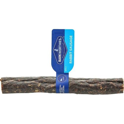 Golosinas de salchicha de conejo para perros, 6 unidades