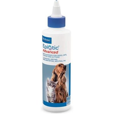 Limpiador de oídos avanzado Epi-Otic para perros y gatos, botella de 113 ml