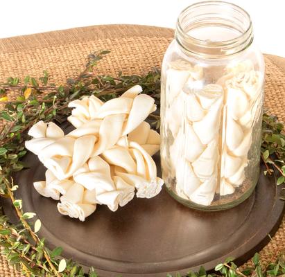 American Beefhide 6-inch Braided Sticks Natural Flavored Chewy Dog Treats, 2 count