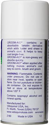 Groom-Aid Spray for Dogs & Cats, 7-fl oz bottle