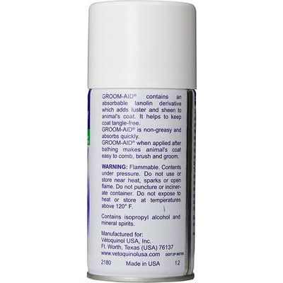 Spray Groom-Aid para perros y gatos, botella de 7 onzas líquidas