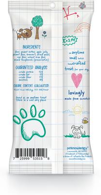 Snack Pack Dog Ate My Homework, PB & Jelly Dog Treat, 2.5-oz bag, case of 8