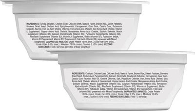 Tastefuls Spoonless Singles Chicken & Turkey Entree Variety Pack Adult Pate Wet Cat Food, 2.6-oz twin pack, case of 12