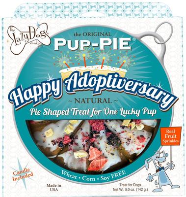 Happy Birthday Pup-PIE Dog Treat, Boy